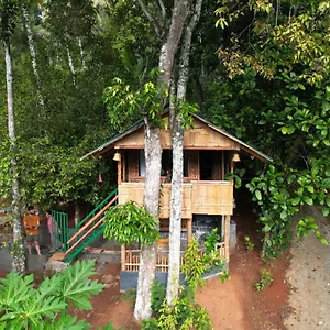 Fab - Bamboo Hut With Open Shower Maison d'hôtes